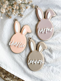 Easter Bunny Name Tag - Charlie + Pine