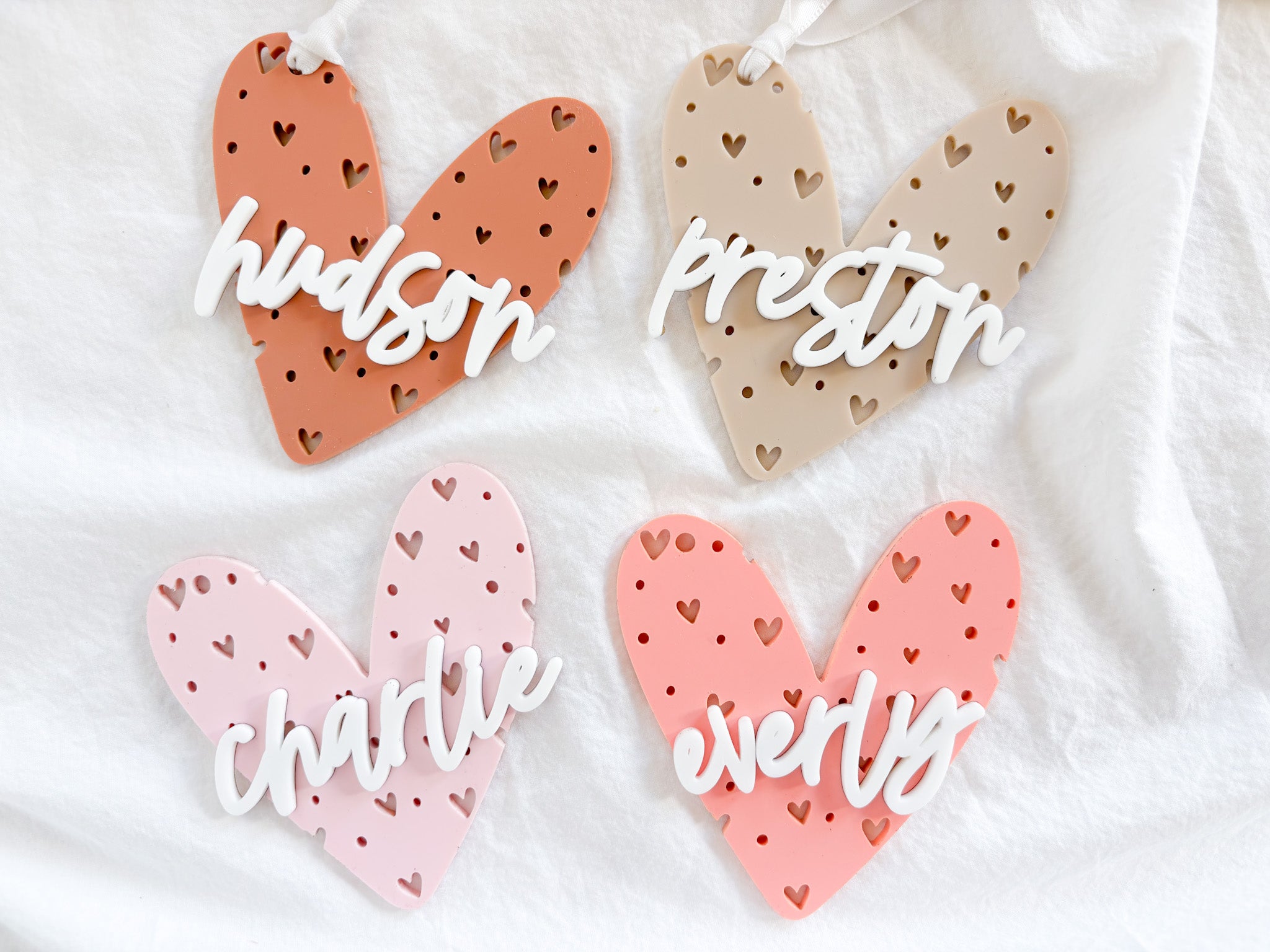 Personalized Valentine's Day Basket Name Tags