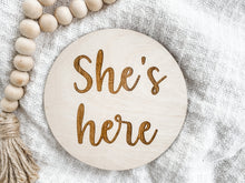Load image into Gallery viewer, Baby Announcement Sign - Charlie + Pine

