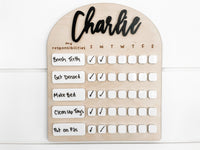 Personalized Chore Chart for Kids - Charlie + Pine