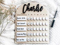 Personalized Chore Chart for Kids - Charlie + Pine