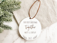 Load image into Gallery viewer, Couples Christmas Ornament - Charlie + Pine
