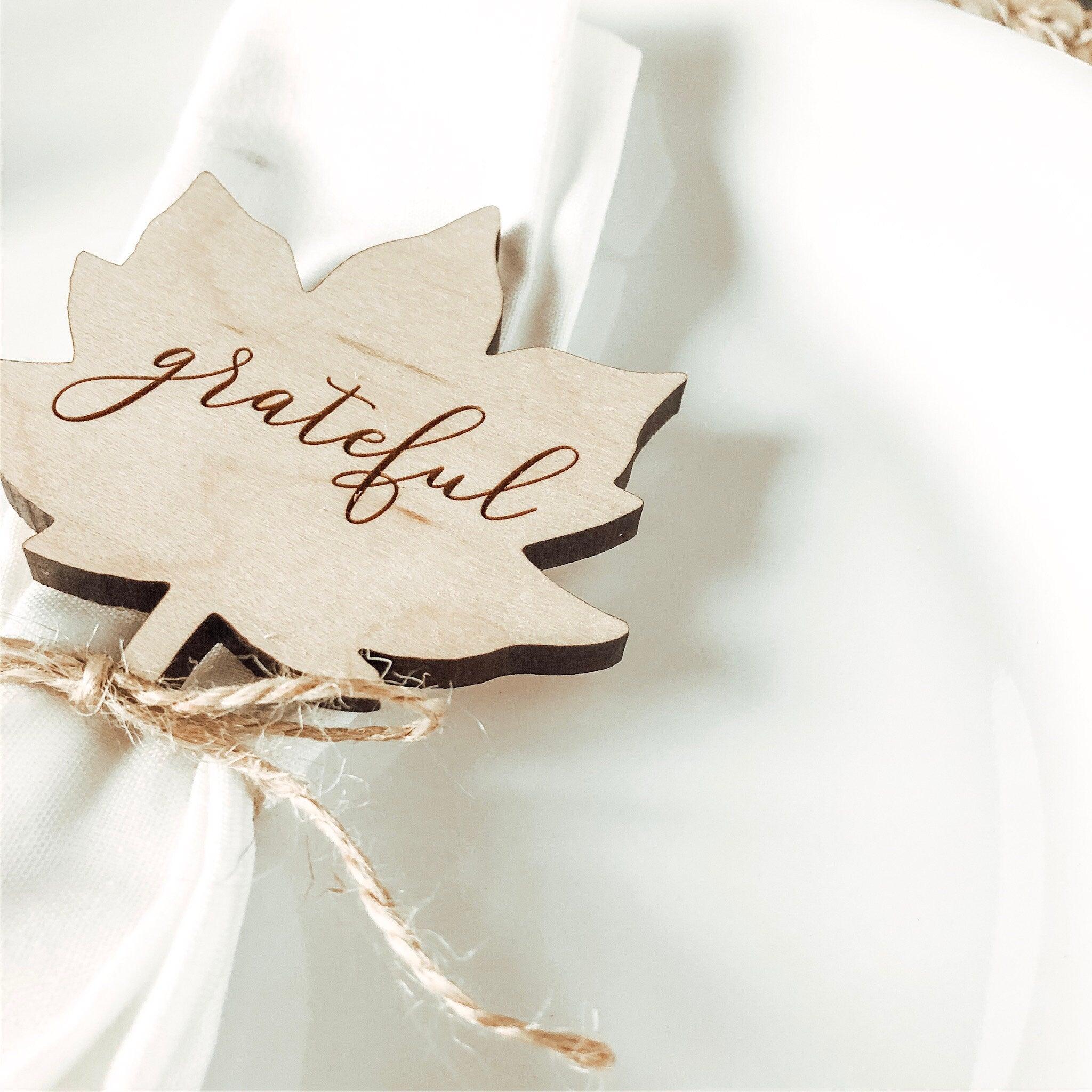 Thanksgiving Place Settings - Charlie + Pine