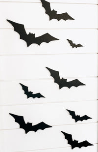 Wood Halloween Bats - Charlie + Pine