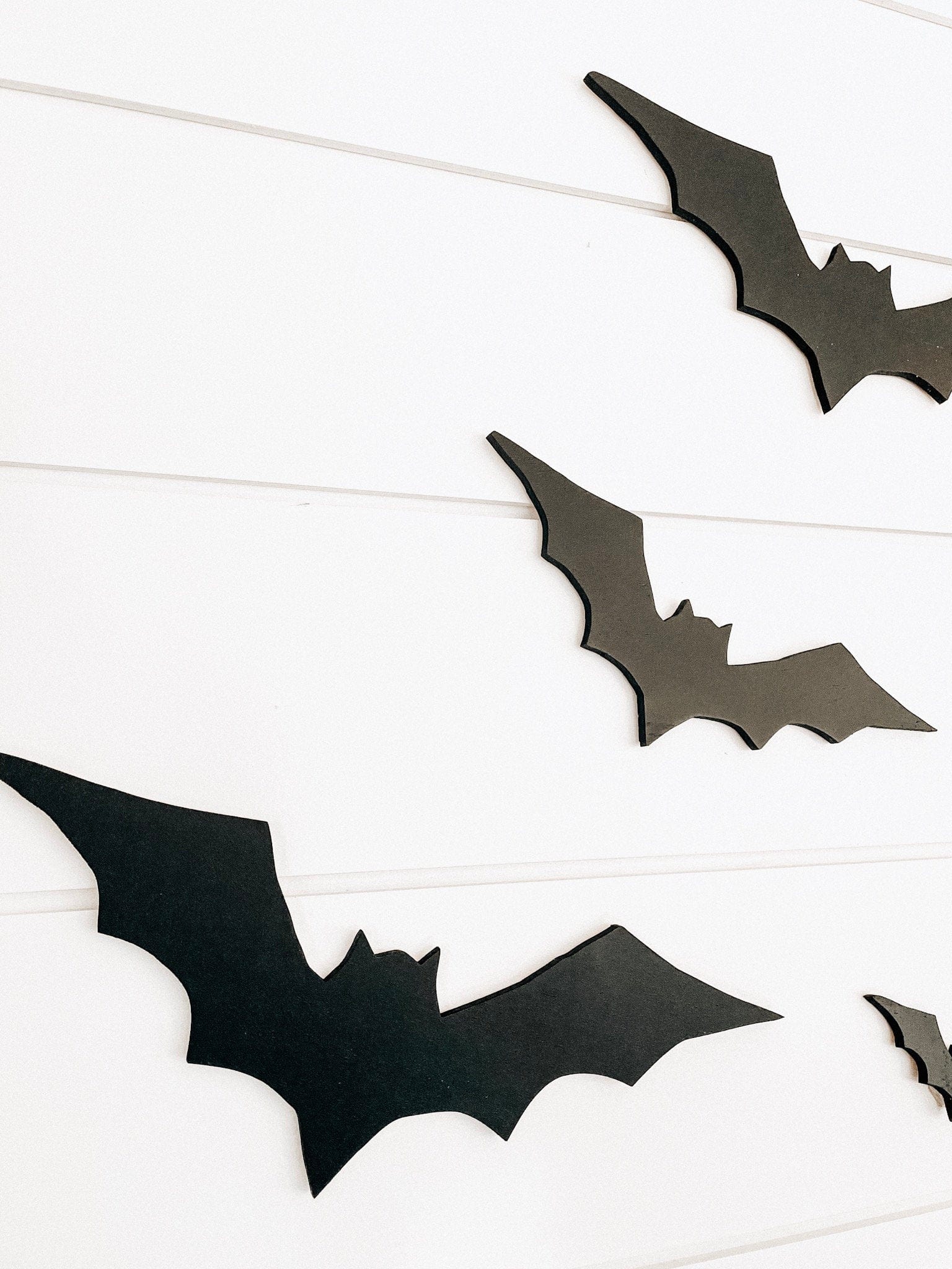 Wood Halloween Bats - Charlie + Pine