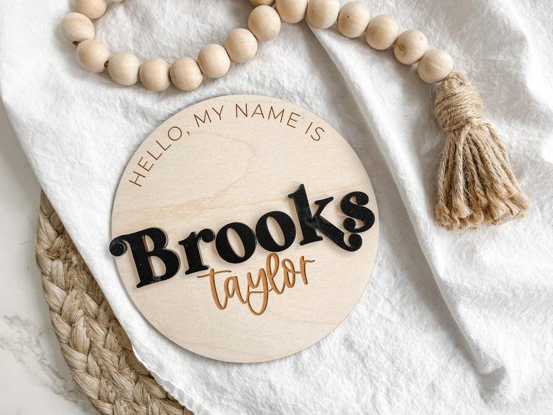 Personalized Baby Name Signs - Charlie + Pine