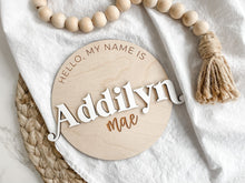 Load image into Gallery viewer, Personalized Baby Name Signs - Charlie + Pine
