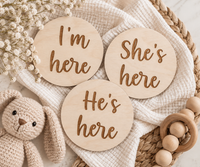 Baby Gender Reveal Sign - Charlie + Pine