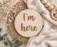 Baby Gender Reveal Sign - Charlie + Pine