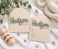 Personalized Baby Announcement Set - Charlie + Pine