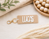 Custom Kids Name Tag – Personalized Backpack & Diaper Bag Tag - Charlie + Pine