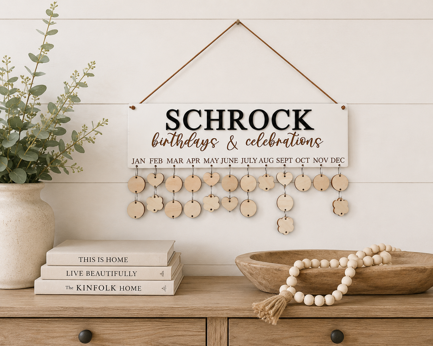 Personalized Family Birthday Board - Charlie + Pine