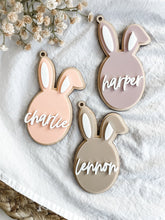 Load image into Gallery viewer, Easter Bunny Name Tag - Charlie + Pine
