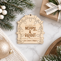 Kids Fingerprint Christmas Ornament | DIY Holiday Keepsake - Charlie + Pine