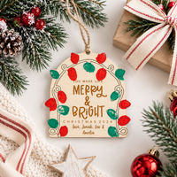 Kids Fingerprint Christmas Ornament | DIY Holiday Keepsake - Charlie + Pine