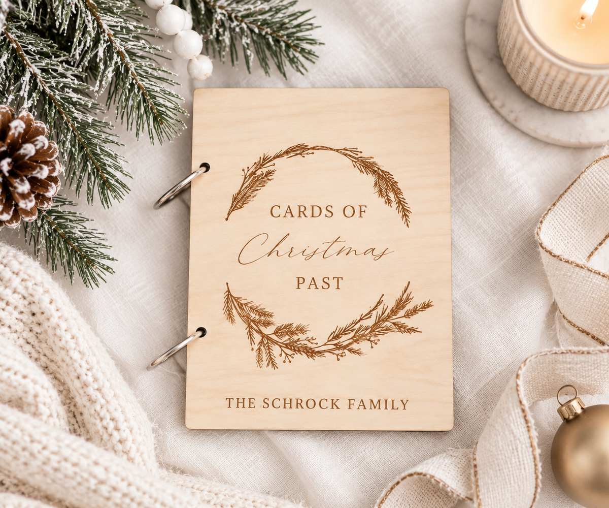 Christmas Card Keepsake Book - Charlie + Pine