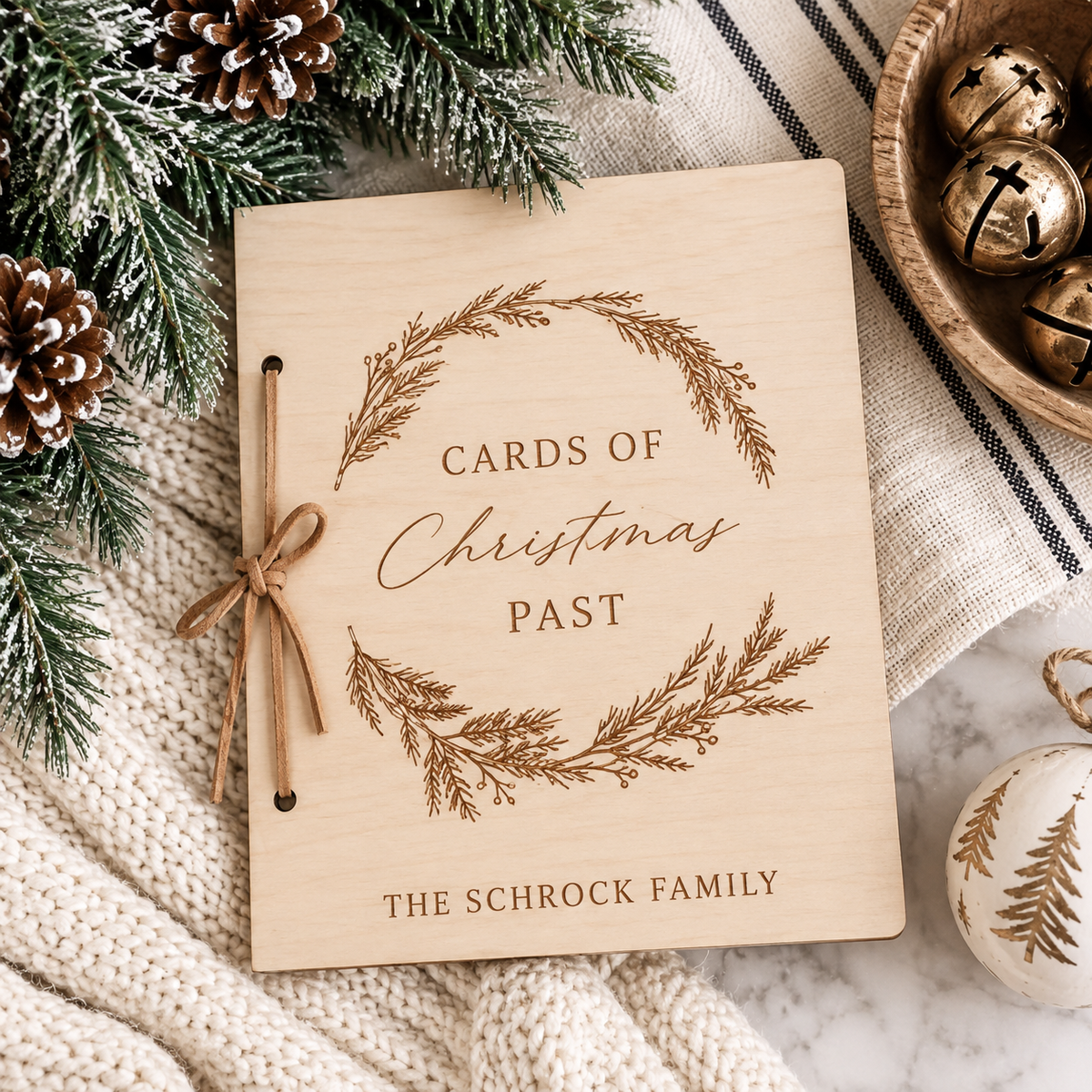 Christmas Card Keepsake Book - Charlie + Pine