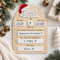 Dear Santa Letter Board - Charlie + Pine