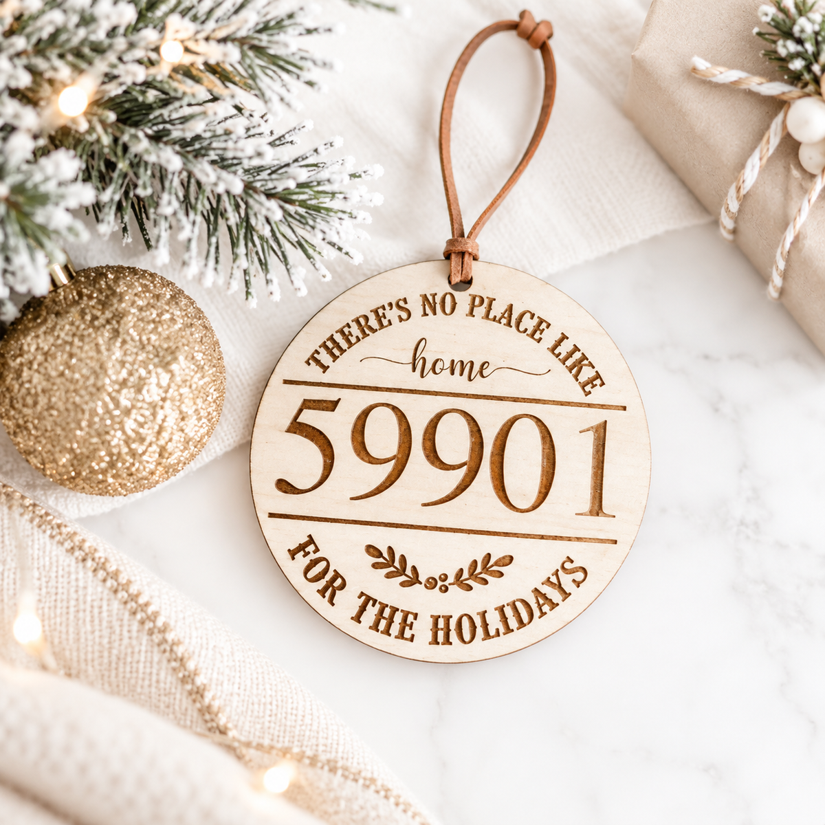 Personalized New House Christmas Ornament - Charlie + Pine