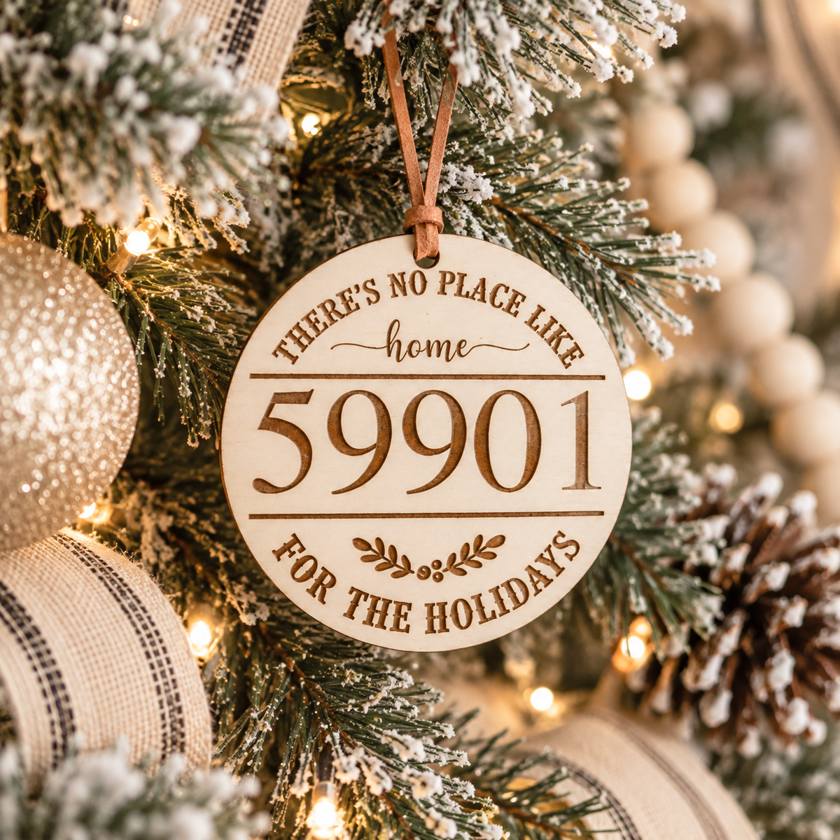 Personalized New House Christmas Ornament - Charlie + Pine