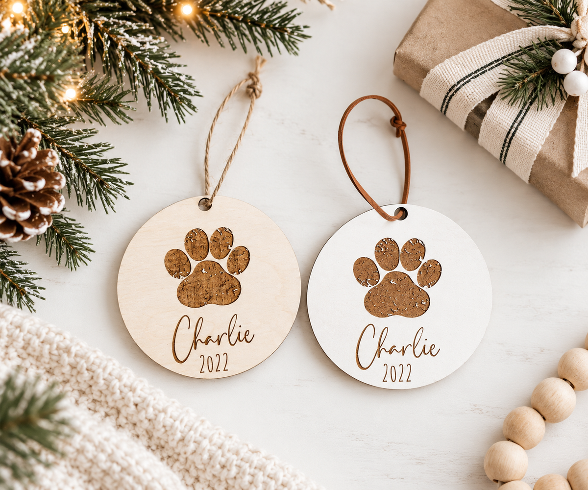 Personalized Dog Ornament | Pet Keepsake Ornament - Charlie + Pine