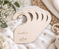 Baby Closet Dividers – Wooden Nursery Closet Organizer (Newborn to 5T) - Charlie + Pine