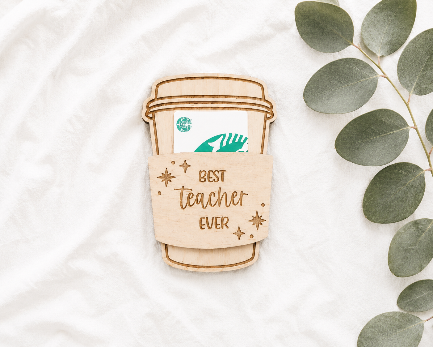 Teacher Gift Card Holder – Personalized Teacher Appreciation Gift - Charlie + Pine