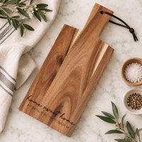 Personalized GPS Coordinates Cutting Board - Charlie + Pine