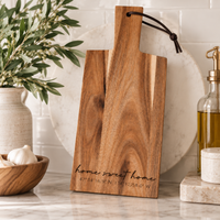 Personalized GPS Coordinates Cutting Board - Charlie + Pine