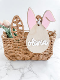 Easter Bunny Basket Name Tag - Charlie + Pine