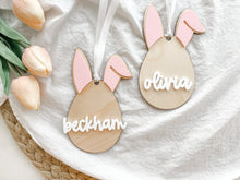 Load image into Gallery viewer, Easter Bunny Basket Name Tag - Charlie + Pine
