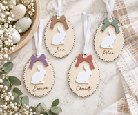 Personalized Bunny Easter Basket Name Tag - Charlie + Pine