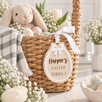 Custom Easter Basket Name Tag - Charlie + Pine