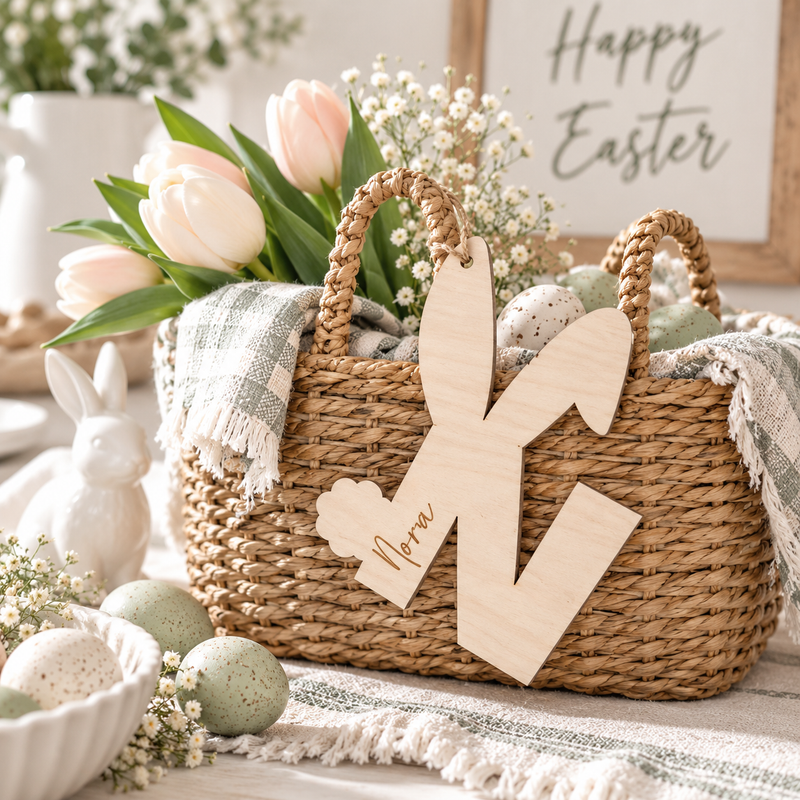 Easter Basket Name Tag for Kids - Charlie + Pine
