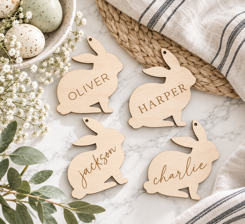 Easter Basket Name Tags - Charlie + Pine