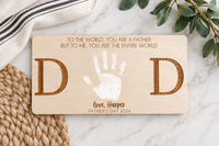 DIY Father’s Day Handprint Sign | Personalized Gift for Dad - Charlie + Pine
