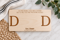 DIY Father’s Day Handprint Sign | Personalized Gift for Dad - Charlie + Pine
