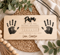 Father’s Day Handprint Keepsake | Gift from Kids - Charlie + Pine