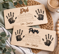 Father’s Day Handprint Keepsake | Gift from Kids - Charlie + Pine