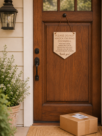 Please Do Not Knock Door Sign | Baby Sleeping - Charlie + Pine