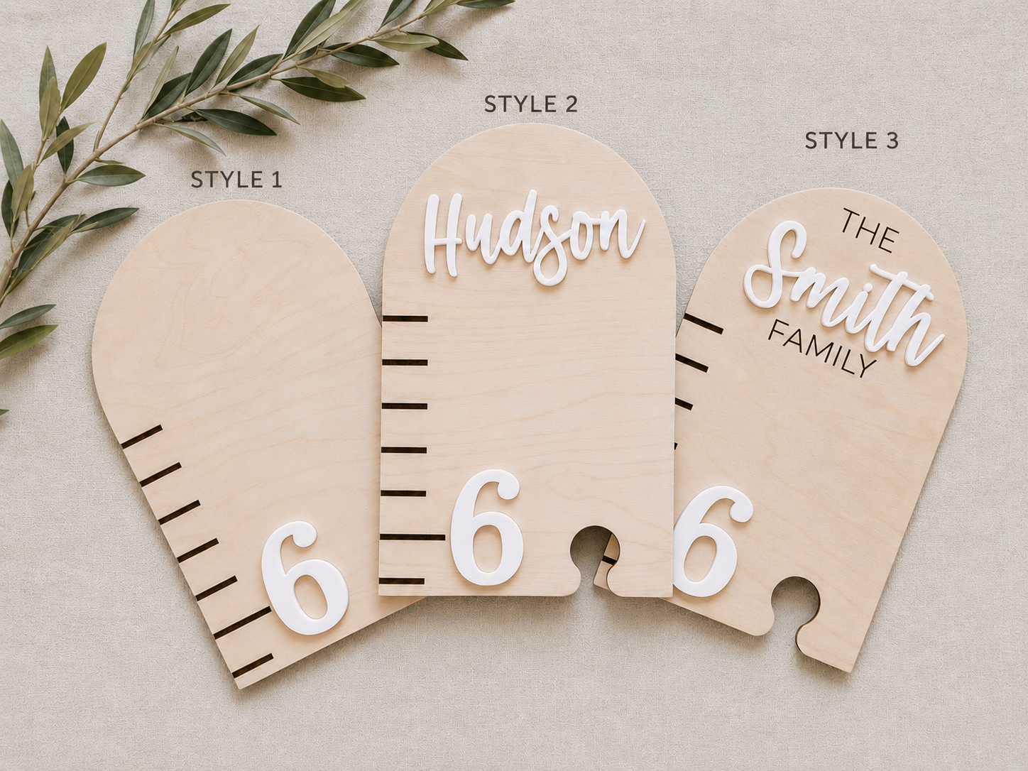 Personalized Growth Chart Ruler | Custom Height Chart for Kids