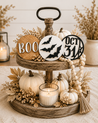 Halloween Tiered Tray Decor Set - Charlie + Pine