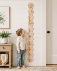 Personalized Wooden Growth Chart Markers - Charlie + Pine