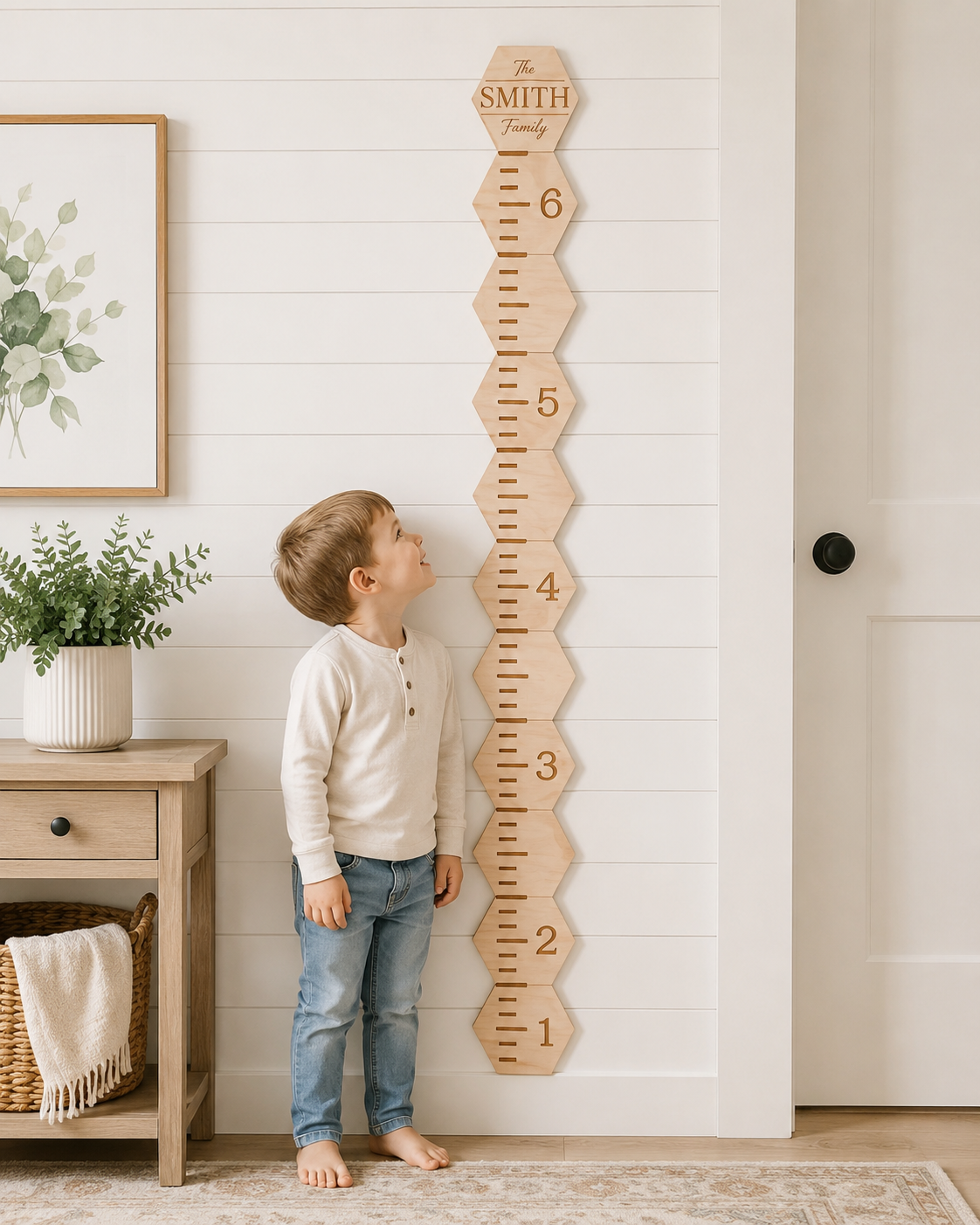 Personalized Wooden Growth Chart Markers - Charlie + Pine