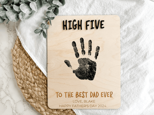 Father's Day Handprint Craft - Charlie + Pine