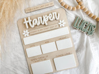 Interchangeable First Day of School Sign