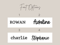 Personalized Leatherette Name Tag