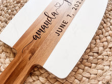 Load image into Gallery viewer, Personalized Cheese Board - Charlie + Pine
