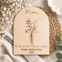 DIY Mother’s Day Handprint Flower Sign | Personalized Gift for Mom - Charlie + Pine