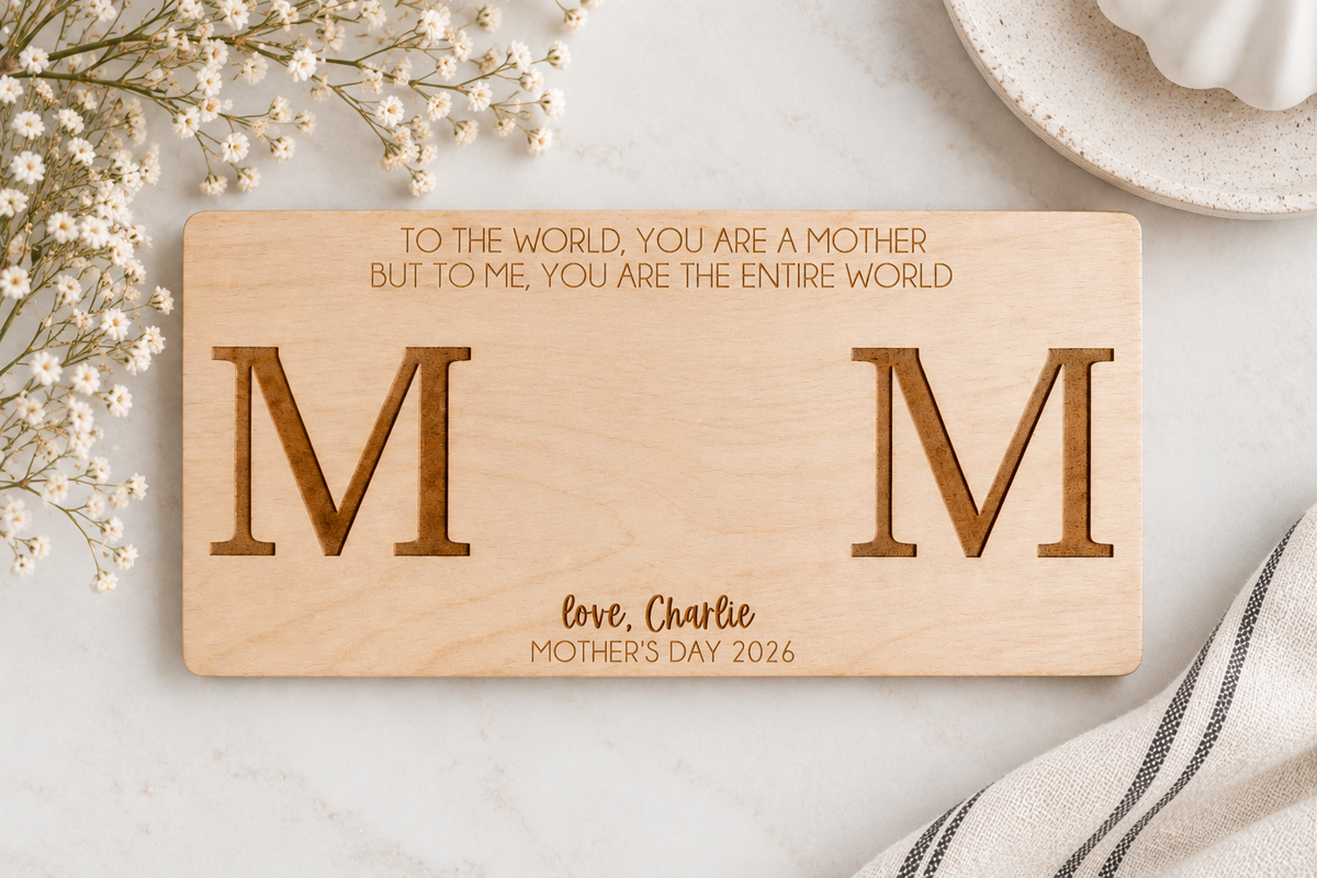 Custom Handprint Sign for Mom | Mother’s Day Gift from Kids - Charlie + Pine
